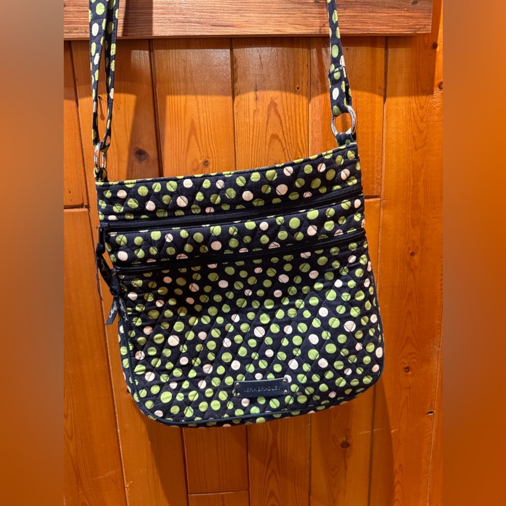 Vera Bradley Triple Zip Hipster Crossbody Bag. Like new.